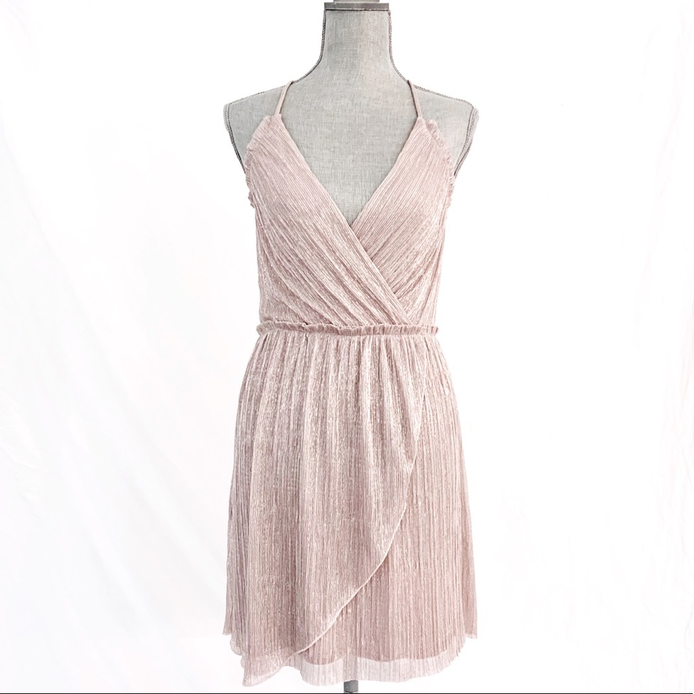 EXPRESS Criss Cross V Neck Party Dress